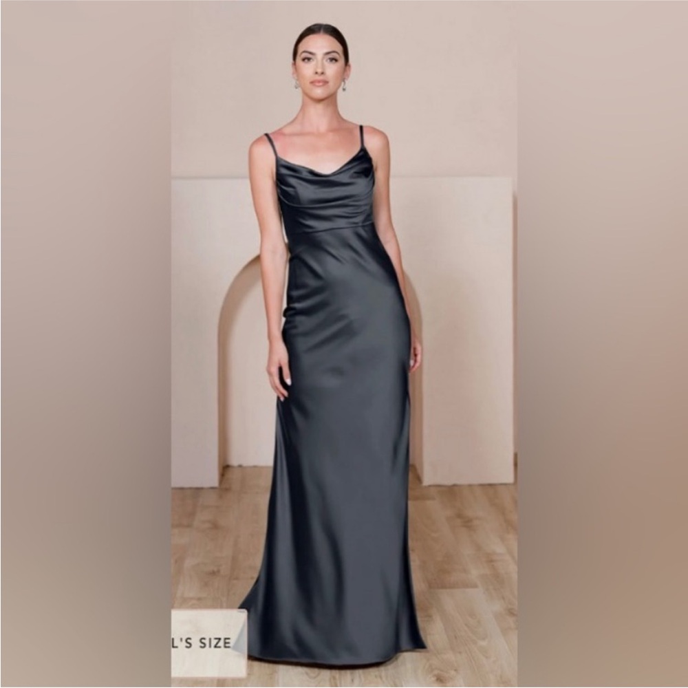 Shop Revelry Skye Satin Bridesmaid Dress in Petite Size 4